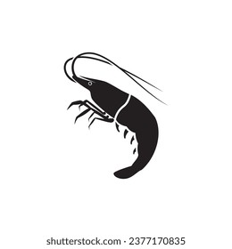 shrimp  icon symbol sign vector