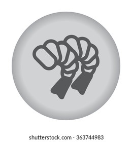 Shrimp icon. Vector eps 10.