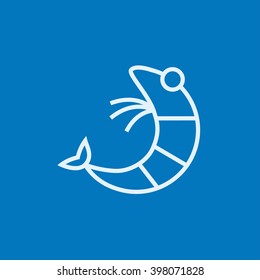 Shrimp-Zeilensymbol.
