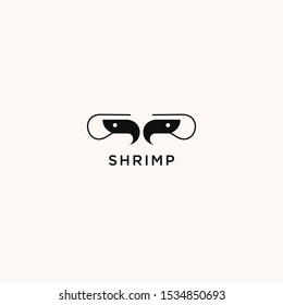 Shrimp Logo Vector Design Template