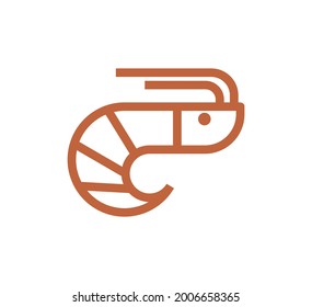 Shrimp Logo Vector Design Template