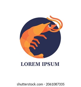 Shrimp or Shrimp on a white background. shrimp vector