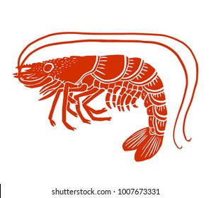 shrimp prawn icon