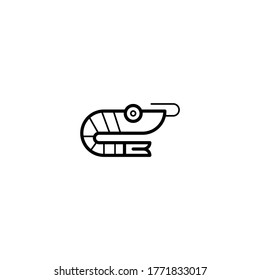gambas, icono de gamba, ilustración vectorial