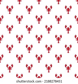 shrimp seamless pattern for background, fabric texture, wrap, wallpaper. suitable for wall decoration of seafood restaurant