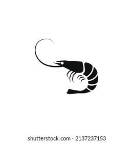 Shrimp Silhouette Vector Design
For Logo Icon