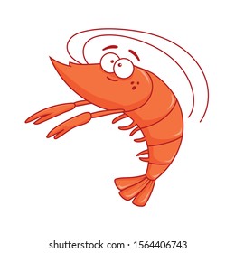 shrimp  vector  clip art illustrati