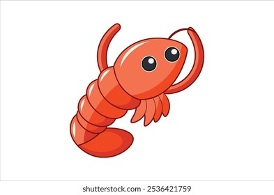 shrimp vector,  icon vector illustration,  shrimp silhouette of a shrimp isolated on a white background, eps, png,   vector,