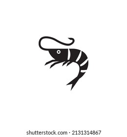 shrimp vector icon,illustration logo design.