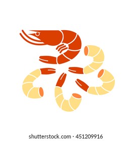 Shrimp vector illustration

