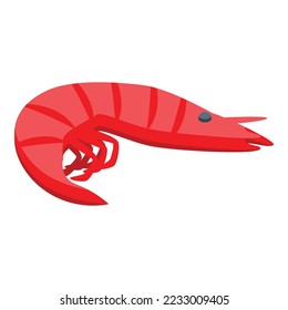 Shrimp zinc icon isometric vector. Mineral zn. Medicine calcium