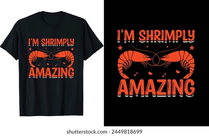 Shrimply T-Shirt design, Shrimply the best Essential T-Shirt, Shrimply poster design,