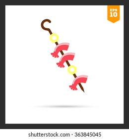 Shrimps kebab icon
