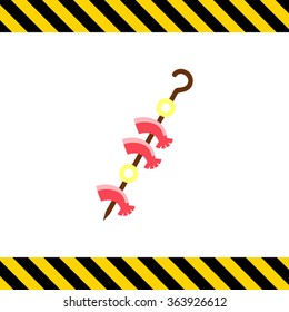 Shrimps kebab icon