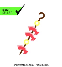 Shrimps kebab icon