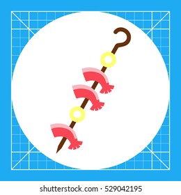Shrimps kebab icon