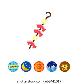 Shrimps kebab icon