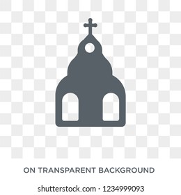 Shrine icon. Trendy flat vector Shrine icon on transparent background from Religion collection. 