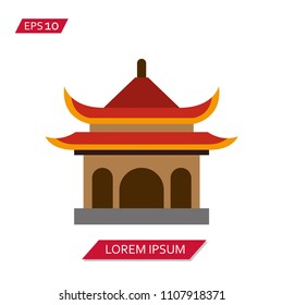 shrine vector icon symbol
