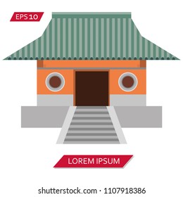 shrine vector icon symbol