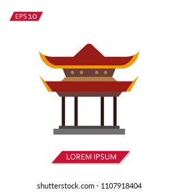 shrine vector icon symbol