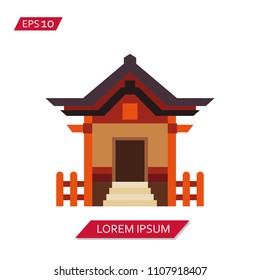 shrine vector icon symbol