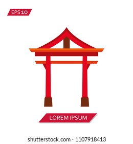 shrine vector icon symbol