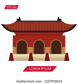 shrine vector icon symbol