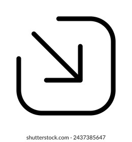 Shrink Icon Vector Symbol Design Illustration