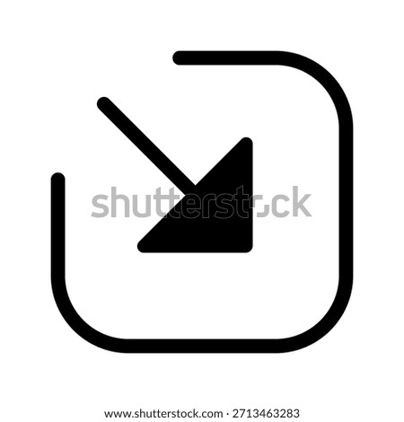 Shrink Icon Vector Symbol Design Illustration