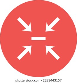Shrink vector icon. Can be used for printing, mobile and web applications.