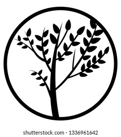 Shrub symbol, park rounded symbol 