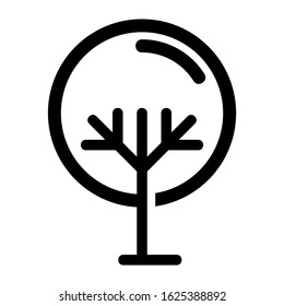 shrub tree icon or logo isolated sign symbol vector illustration - high quality black style vector icons
