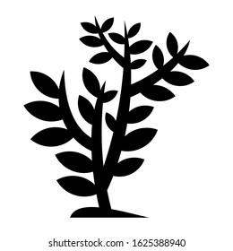 shrub tree icon or logo isolated sign symbol vector illustration - high quality black style vector icons
