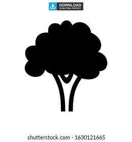 shrub tree icon or logo isolated sign symbol vector illustration - high quality black style vector icons
