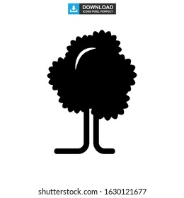 shrub tree icon or logo isolated sign symbol vector illustration - high quality black style vector icons
