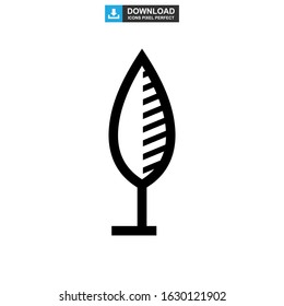 shrub tree icon or logo isolated sign symbol vector illustration - high quality black style vector icons
