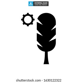 shrub tree icon or logo isolated sign symbol vector illustration - high quality black style vector icons
