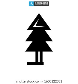 shrub tree icon or logo isolated sign symbol vector illustration - high quality black style vector icons
