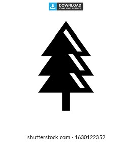 shrub tree icon or logo isolated sign symbol vector illustration - high quality black style vector icons
