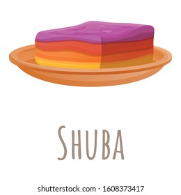 Shuba icon. Cartoon of shuba vector icon for web design isolated on white background