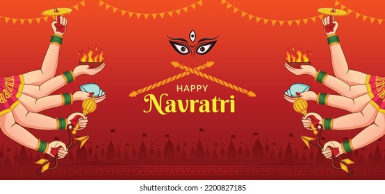 Shubh Navratri Festival, Happy Dussehra and Durga Puja