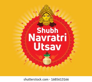 Shubh Navratri Festival Offer Discount Unit Logo