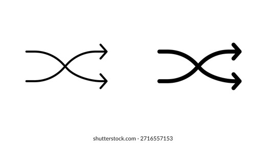Designkollektion für das Mischen von Symbolen Vektorzeichen und Symbol für UI-Designs