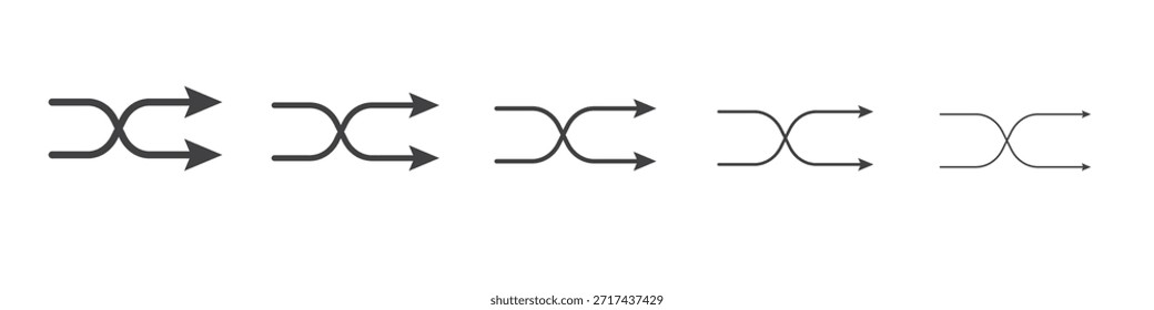 Symbol in linearen Strichen mischen