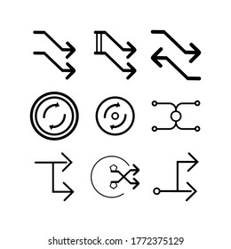 Icono de barrido o logotipo símbolo de signo aislado ilustración vectorial - Colección de iconos vectoriales de estilo negro de alta calidad
