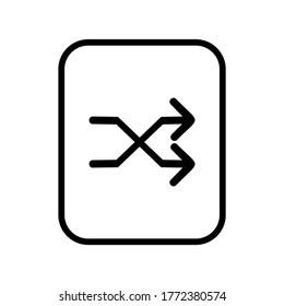 Icono de barrido o logotipo símbolo de signo aislado ilustración vectorial - iconos vectoriales de estilo negro de alta calidad
