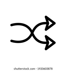 icono de barrido o logotipo símbolo de signo aislado ilustración vectorial - iconos vectoriales de estilo negro de alta calidad
