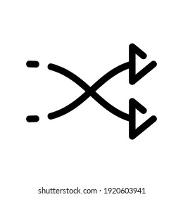 icono de barrido o logotipo símbolo de signo aislado ilustración vectorial - iconos vectoriales de estilo negro de alta calidad
