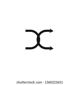 shuffle icon symbol